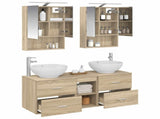Bathroom Furniture Set 5 pcs Sonoma Oak 3406961