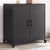 Sideboard Black 68x39x72 cm Steel 846656