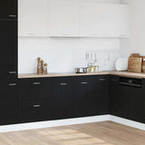 Sink Bottom Cabinet Black Oak 80x46x81.5 cm Engineered Wood 863227