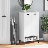 Shoe Cabinet VIKEN White Engineered Wood 374923