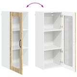 Wall Glass Cabinet LUCCA Sonoma Oak 40 x 31 x 100 cm 885097
