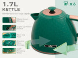 Kettle and Toaster Set, 1.7L 3000W Fast Boil Jug Kettle with Auto Shut Off, 4 Slice Toaster with 7 T3398P340965