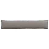 Sofa Pillows 2 pcs Taupe 200 x 40 cm Fabric 42013874