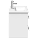 Bathroom Sink Cabinet with Built-in Basin White 3278776