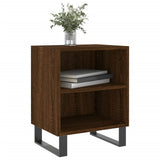 Bedside Cabinets 2 pcs Brown Oak 40x30x50 cm Engineered Wood 826811