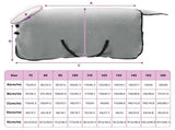 Horse Blanket Full Light Grey and Pink 115 cm Polar fleece 42013361