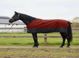 Horse Blanket Bordeaux and Black 125 cm Polyester 42013062