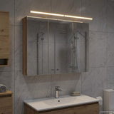 Bathroom Mirror Cabinet Artisan Oak 100 x 14.5 x 70 cm 889134