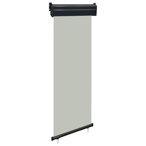 ZNTS Balcony Side Awning 65x250 cm Grey 48404