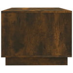 Coffee Table Smoked Oak 102x55x43 cm Engineered Wood 813083