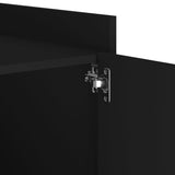 Bedside Cabinet Black 45x50x50 cm Engineered Wood 848298
