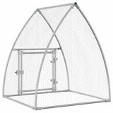 Chicken Cage Silver 100x105x120 cm Galvanised Steel 172552