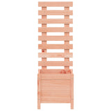 Garden Planter with Rack 39x39.5x114 cm Solid Wood Douglas 832520