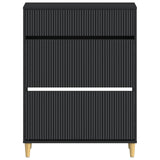 Shoe Cabinet ARNHEM 78 x 24 x 103 cm Engineered Wood Black 896656