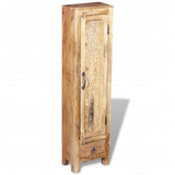 Vanity Cabinet with Mirror and 2 Side Cabinets Solid Mango Wood 243463