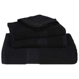 Towels "FROGN" 4 pcs Black 100x200 cm 360 gsm 136963