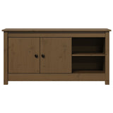 TV Cabinet Honey Brown 103x36.5x52 cm Solid Wood Pine 814592