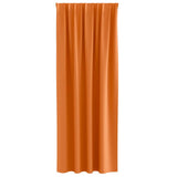 Blackout Curtains with Rings 2 pcs Bright Orange 245 x 140 cm 4107511