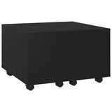 Coffee Table Black Engineered wood Small Extendable 806859
