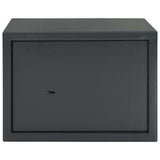 Safe Box with Lock Dark grey 35 x 25 x 25 cm Steel 42011315