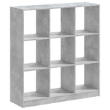 Bookcase Concrete Grey 102x32x108 cm Engineered Wood 3307840