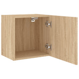 TV Wall Cabinets 2 pcs Sonoma Oak 40.5x30x40 cm Engineered Wood 836901