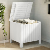Storage Box with Lid RANA White 60x49x54 cm Solid Wood Pine 4002328