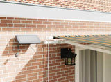 Retractable Awning Green and yellow 400 x 300 cm 3330832