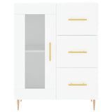 Highboard White 69.5x34x180 cm Engineered Wood 3195947
