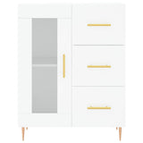 Highboard White 69.5x34x180 cm Engineered Wood 3198585