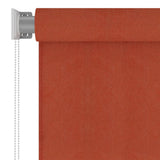 Outdoor Roller Blind 220x230 cm Terracotta HDPE 312804
