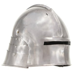 ZNTS Medieval Knight Helmet Antique Replica LARP Silver Steel 286214
