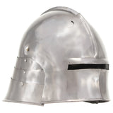 ZNTS Medieval Knight Helmet Antique Replica LARP Silver Steel 286214