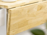 Kitchen Island on Wheels, Rolling Kitchen Storage Trolley with Drop Leaf, Drawers, Towel and Spice T3398P422886