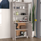 Highboard HAMAR Solid Wood Pine White 3100927