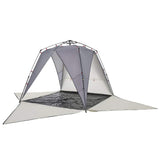 Beach Tent 4-Person Grey Quick Release Waterproof 4005307