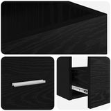 Bathroom Vanity with Sink Black Oak 42 x 40 x 84.5 cm 890697