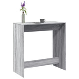 ZNTS Bar Table Grey Sonoma 102x50x103.5 cm Engineered Wood 854432