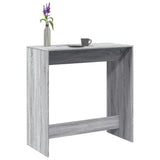 Bar Table Grey Sonoma 102x50x103.5 cm Engineered Wood 854432