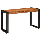 Nesting Table 3 pcs Brown and Black Solid Acacia Wood and Metal 4104731