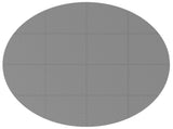 Pool Ground Mat 16 pcs 235 cm Round EVA Foam Grey 42042634