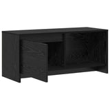 TV Cabinet Set Black Oak 90 x 35 x 40 cm Engineered Wood 875233