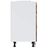 Kitchen Base Cabinet Porto Smoked Oak Engineered Wood 854225
