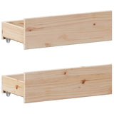 Bookcase Bed without Mattress 160x200 cm Solid Wood Pine 3308915
