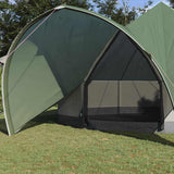 Teepee Tent 7-Person Green and Grey 600 x 600 x 347 cm 42004014