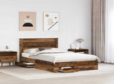 Bed Frame with Drawer with Headboard Manual Engineered Wood 3410340