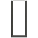Bar Table Legs U-Shaped 2 pcs Anthracite 50x cm Steel 4013246