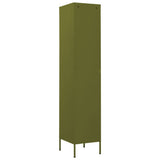 Locker Cabinet Olive Green Steel 180 cm x 46 cm x 35 cm 336252
