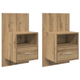 Bedside Cabinet 2 pcs Artisan Oak 50 x 32.5 x 80cm 880496