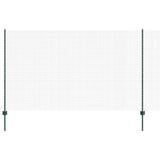 Welded Wire Fence with Post 10 x 1.4 m PVC-Coated Steel 3336455